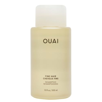 OUAI Fine Shampoo - Volumizing Shampoo with Strengthening Keratin, Biotin & Chia Seed Oil for Fine H...