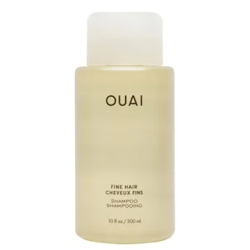OUAI Fine Shampoo - Volumizing Shampoo with Strengthening Keratin, Biotin & Chia Seed Oil for Fine H...