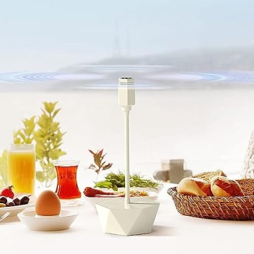 Portable Battery Powered Food Fans for Outdoor Dining