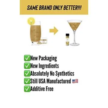Lux Life Edible Glitter for Drinks – 100% Natural Ingredients, Made in USA – Food Grade Brew Dri...