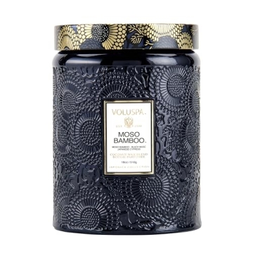 Voluspa Moso Bamboo Candle | 100 Hour Natural Burn