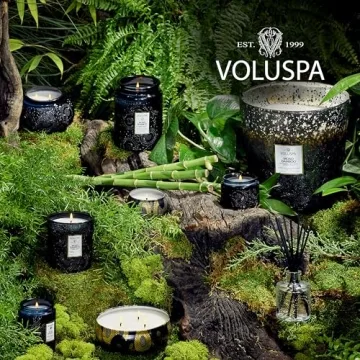Voluspa Moso Bamboo Candle | 100 Hour Natural Burn