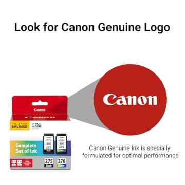 Canon PG-275/CL-276 Ink Value Pack - Exceptional Quality Printing