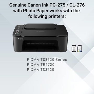 Canon PG-275/CL-276 Ink Value Pack - Exceptional Quality Printing