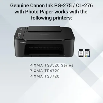 Canon PG-275/CL-276 Ink Value Pack - Exceptional Quality Printing
