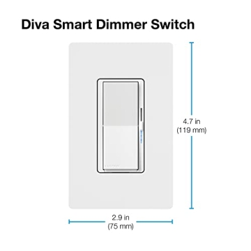 Lutron Diva Smart Dimmer Switch for Alexa Control