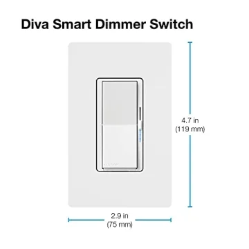 Lutron Diva Smart Dimmer Switch for Alexa Control