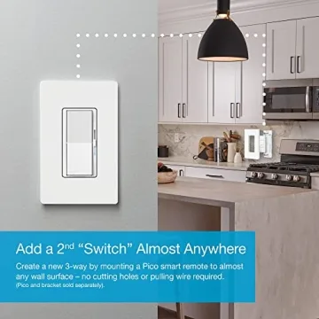 Lutron Diva Smart Dimmer Switch for Alexa Control
