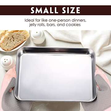 Zopeal 12-Piece Stainless Steel Baking Sheet Set