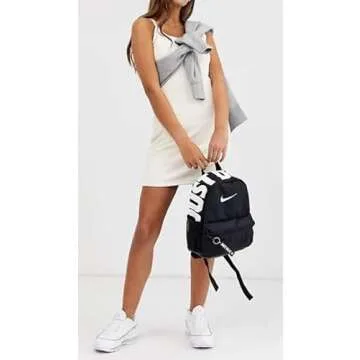 Nike Brasilia JDI Mini Backpack - Black/White