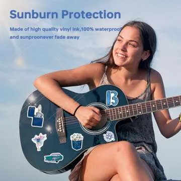 wonfurd 150PCS Singer Stickers, Vinyl Waterproof Stickers for Girls, Music Albums Stickers Decoration, Rock Band Stickers, Skateboard, Laptop, Water Bottles, Scrapbook for Fans