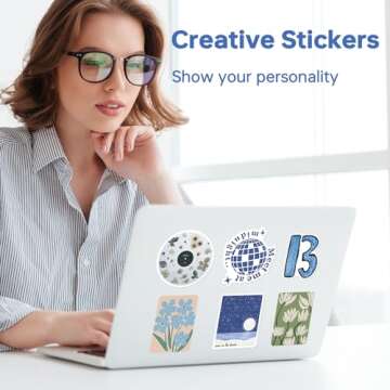 wonfurd 150PCS Singer Stickers, Vinyl Waterproof Stickers for Girls, Music Albums Stickers Decoration, Rock Band Stickers, Skateboard, Laptop, Water Bottles, Scrapbook for Fans