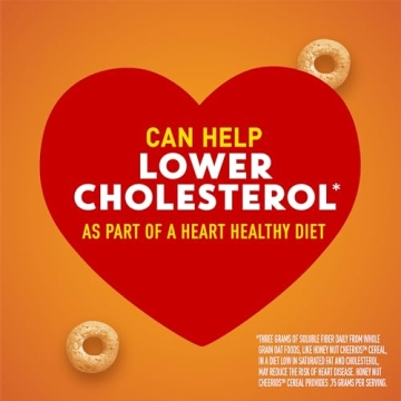 Honey Nut Cheerios Heart Healthy Breakfast Cereal, Gluten Free Cereal With Whole Grain Oats, Giant Size, 27.2 oz