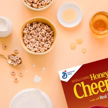 Honey Nut Cheerios Heart Healthy Breakfast Cereal, Gluten Free Cereal With Whole Grain Oats, Giant Size, 27.2 oz