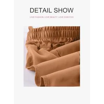 Dokotoo Women's Plus Size Summer Jogger Pants Comfort Style