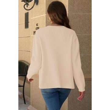 kipfall Women's Cardigan Sweaters Bow Button Down Cardigans Fall Fashion Clothes Knit Tie Open Front Coats