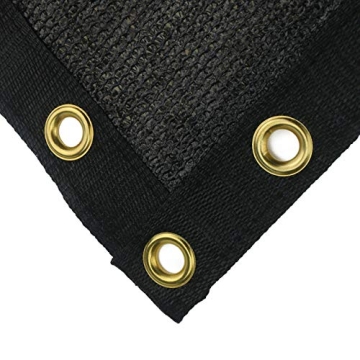 Privacy Screen Fence 6x50 Heavy Duty Mesh Black