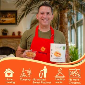 Ready Harvest Dehydrated Sweet Potatoes - 25-Year Shelf Life