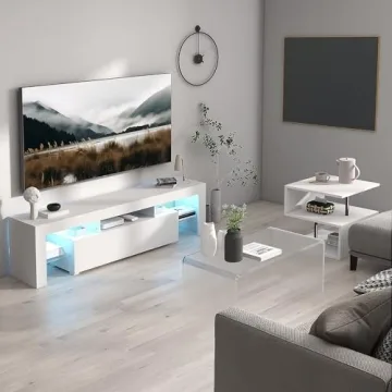 Modern Acrylic Waterfall Coffee Table for Stylish Spaces