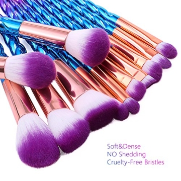 Premium 12-Piece Makeup Brushes Set with Sponge and Cleaner