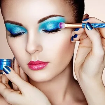 Premium 12-Piece Makeup Brushes Set with Sponge and Cleaner