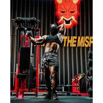 DIOTSR Graphic Print Shorts Retro Style Athletic Wear