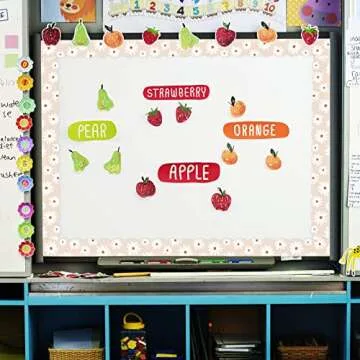 Whaline 82Ft Modern Boho Bulletin Board Borders for Decor