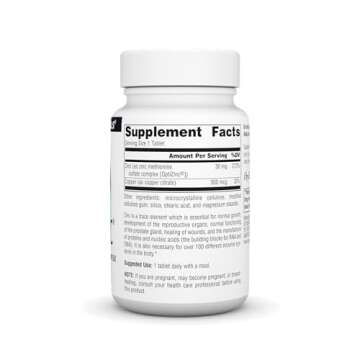 Source Naturals OptiZinc Zinc Methionine Sulfate Complex & Dietary Supplement - 240 Tablets