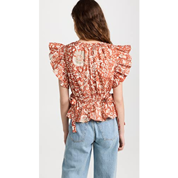 Ulla Johnson Iyla Top - Vibrant Floral Design for Women