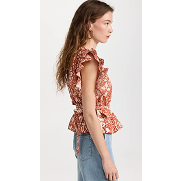 Ulla Johnson Iyla Top - Vibrant Floral Design for Women