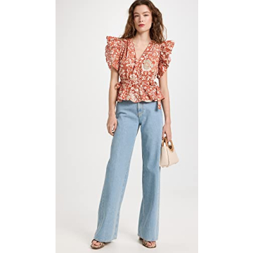 Ulla Johnson Iyla Top - Vibrant Floral Design for Women