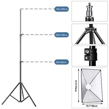 Quality Softbox Lighting Kit for Photography Enthusiasts