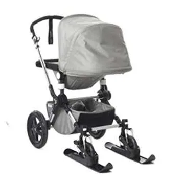 Vaveren Lightweight Winter Snow Sled for Bikes & Strollers