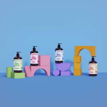 Everyone 3-in-1 Kids Soap, Body Wash, Bubble Bath, Shampoo, 32 Ounce (Pack of 2), Lavender Lullaby, Coconut Cleanser with Plant Extracts and Pure Essential Oils