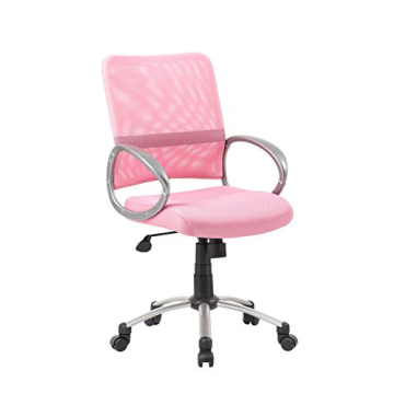 Stylish Pink Ergonomic Task Chair for Any Workspace