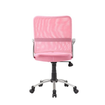 Stylish Pink Ergonomic Task Chair for Any Workspace
