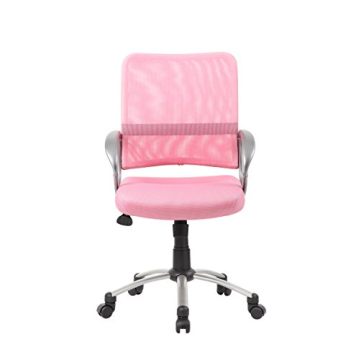 Stylish Pink Ergonomic Task Chair for Any Workspace