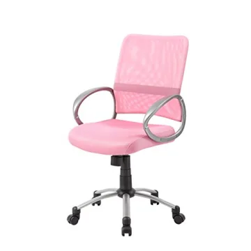 Stylish Pink Ergonomic Task Chair for Any Workspace