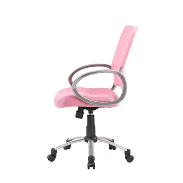 Stylish Pink Ergonomic Task Chair for Any Workspace