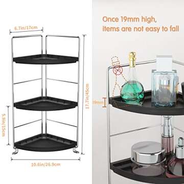 Stahomily 3-Tier Bathroom Counter Organizer for All Spaces