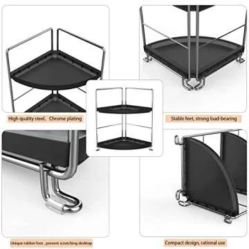 Stahomily 3-Tier Bathroom Counter Organizer for All Spaces