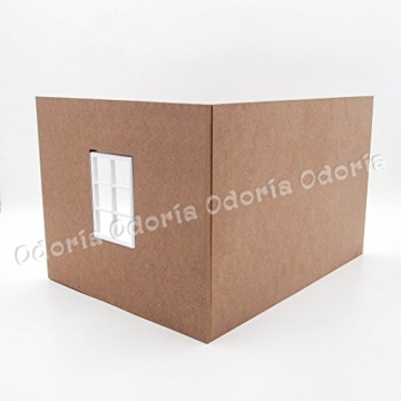 Odoria Miniature Corner Room Box - Creative Dollhouse Accessory
