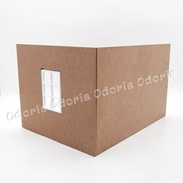 Odoria Miniature Corner Room Box - Creative Dollhouse Accessory