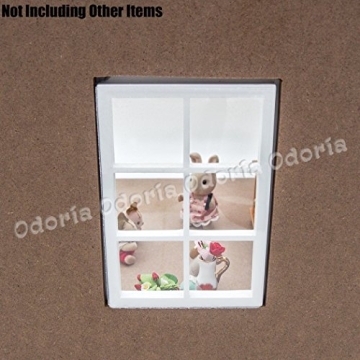Odoria Miniature Corner Room Box - Creative Dollhouse Accessory