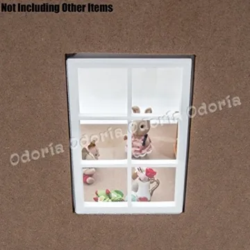 Odoria Miniature Corner Room Box - Creative Dollhouse Accessory