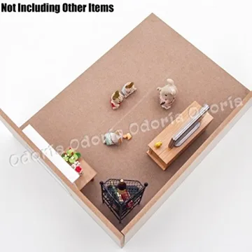 Odoria Miniature Corner Room Box - Creative Dollhouse Accessory