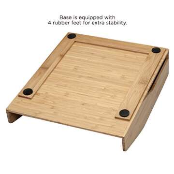 Stackable Bamboo Paper Trays for Home Office Organization