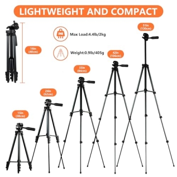 Polarduck Laser Level Tripod - Lightweight & Adjustable