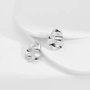 INNERDIVA Gold Irregular Abstract Geometric Earrings Vintage Gold Earrings Statement Earrings Bohemian Earrings for Women