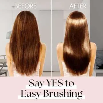 Lily England Detangler Brush for Curly Hair, Thick, Straight & Natural Hair - Gentle Detangling Hair Brush for Women, Kids & Toddlers with Flexible Bristles - Hairbrush for Wet & Dry Hair, Blue